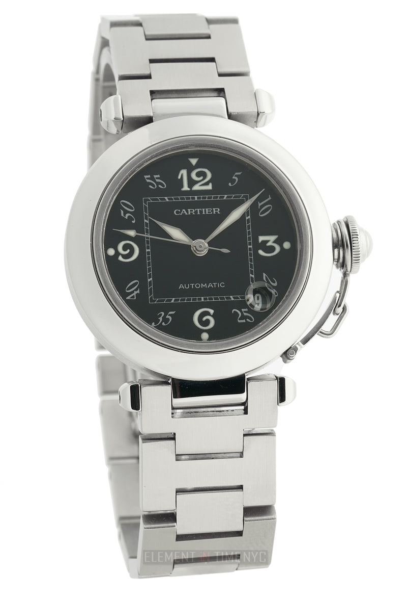 Pasha C 35mm Stainless Steel Black Dial Automatic