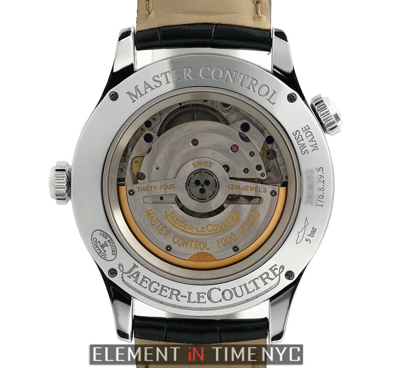 Master Geographic Stainless Steel 39mm Silver Dial