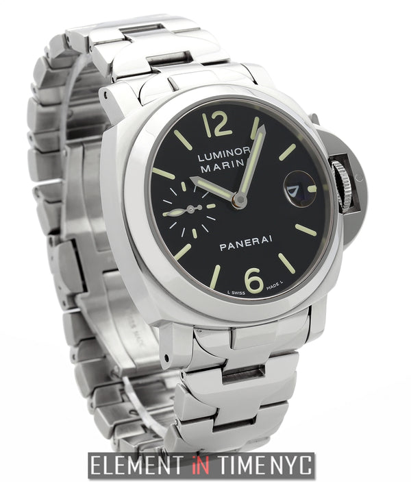 Marina 40mm Stainless Steel Black Dial