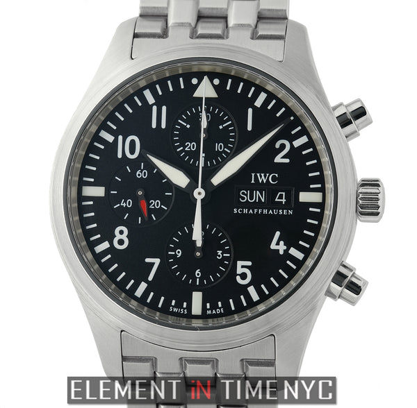 Pilot Chronograph Stainless Steel 42mm Black Dial