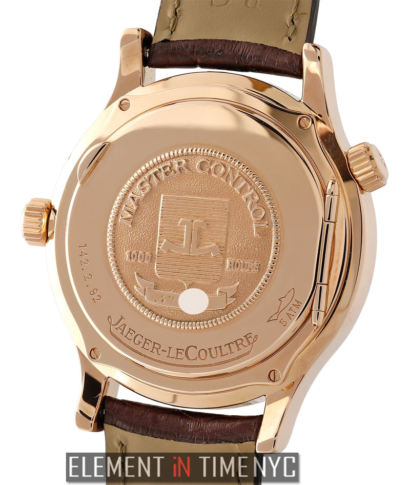 Geographic 18k Rose Gold 38mm Swing Open Case Back