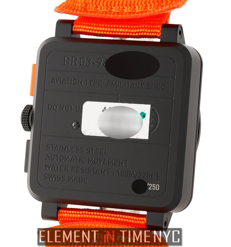 Carbon Orange Chronograph Limited Edition 250 Units