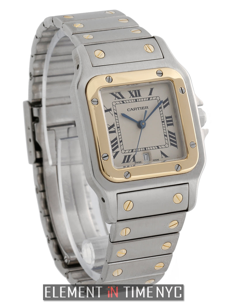 Santos Galbee Steel & 18k Yellow Gold Large 30mm