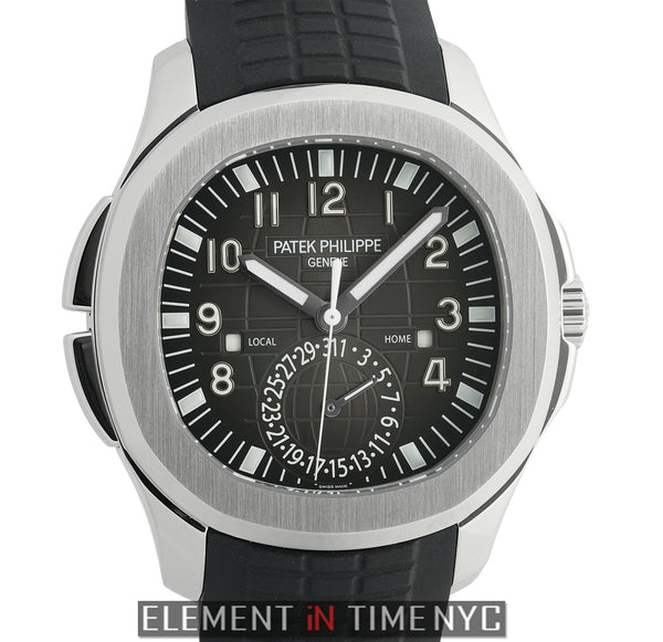 41mm Travel Time Stainless Steel Black Dial
