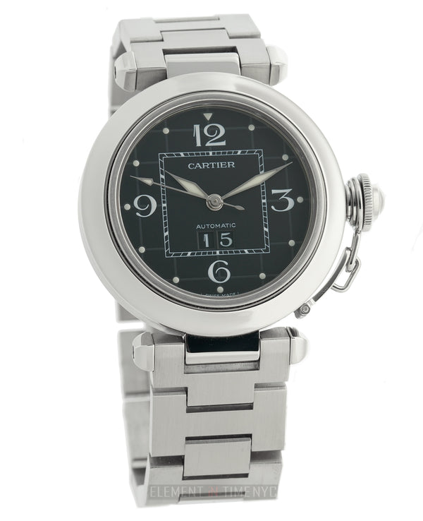 Pasha C Stainless Steel 35mm Black Dial Automatic