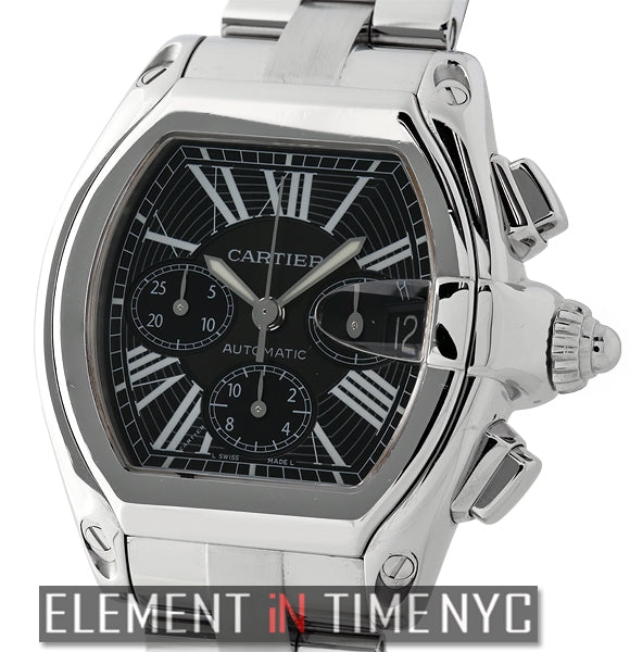 Roadster Chronograph Stainless Steel Black Dial