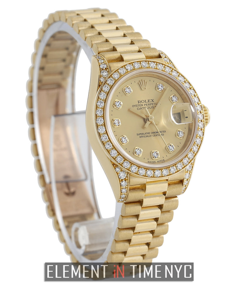 Crown Collection Ladies 18k Yellow Gold President 1997