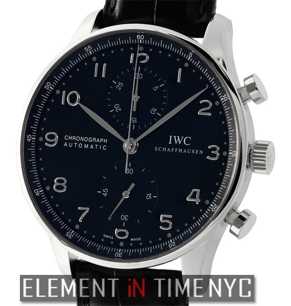 Chronograph Stainless Steel Black Arabic Dial