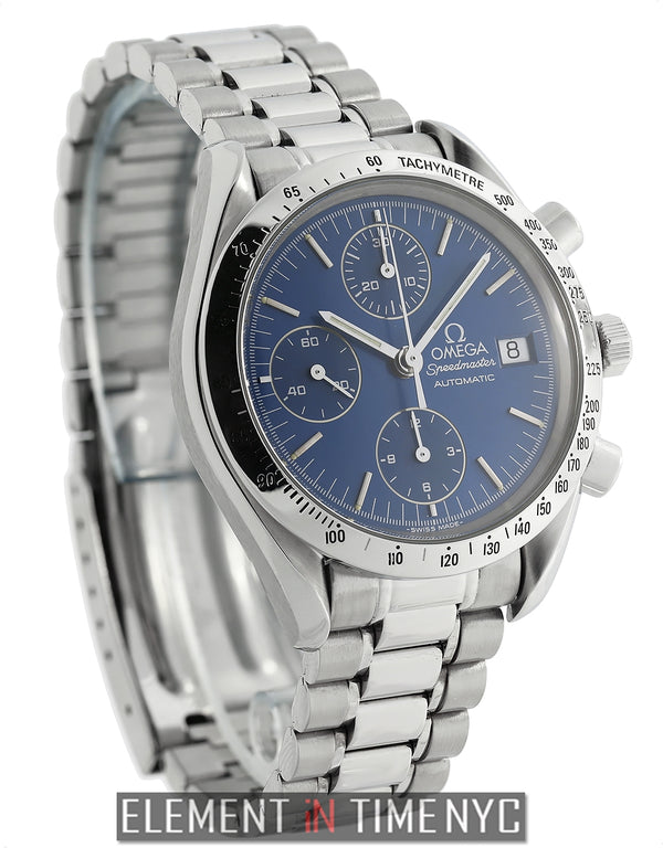 Date Chronograph Stainless Steel Blue Dial 39mm
