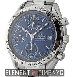 Date Chronograph Stainless Steel Blue Dial 39mm