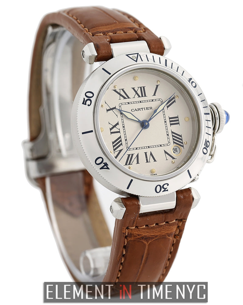 Pasha 35mm Stainless Steel Beige Dial Automatic