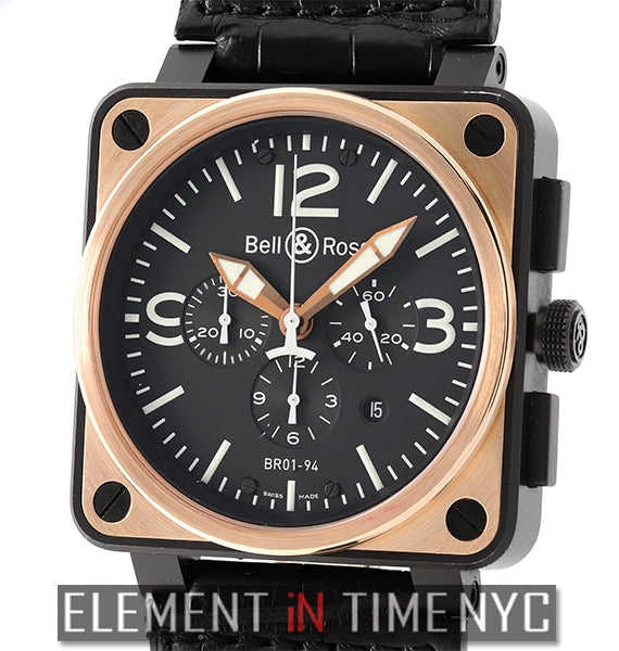 Chronograph 46mm 18k Rose Gold And Carbon