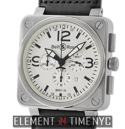 Chronograph Stainless Steel Silver Dial 46mm