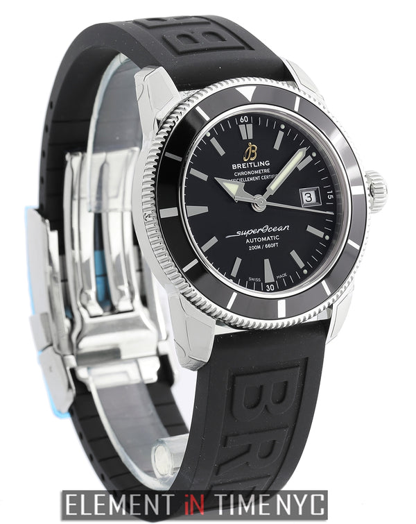Heritage 42 Diver Pro III Strap Stainless Steel Black Dial