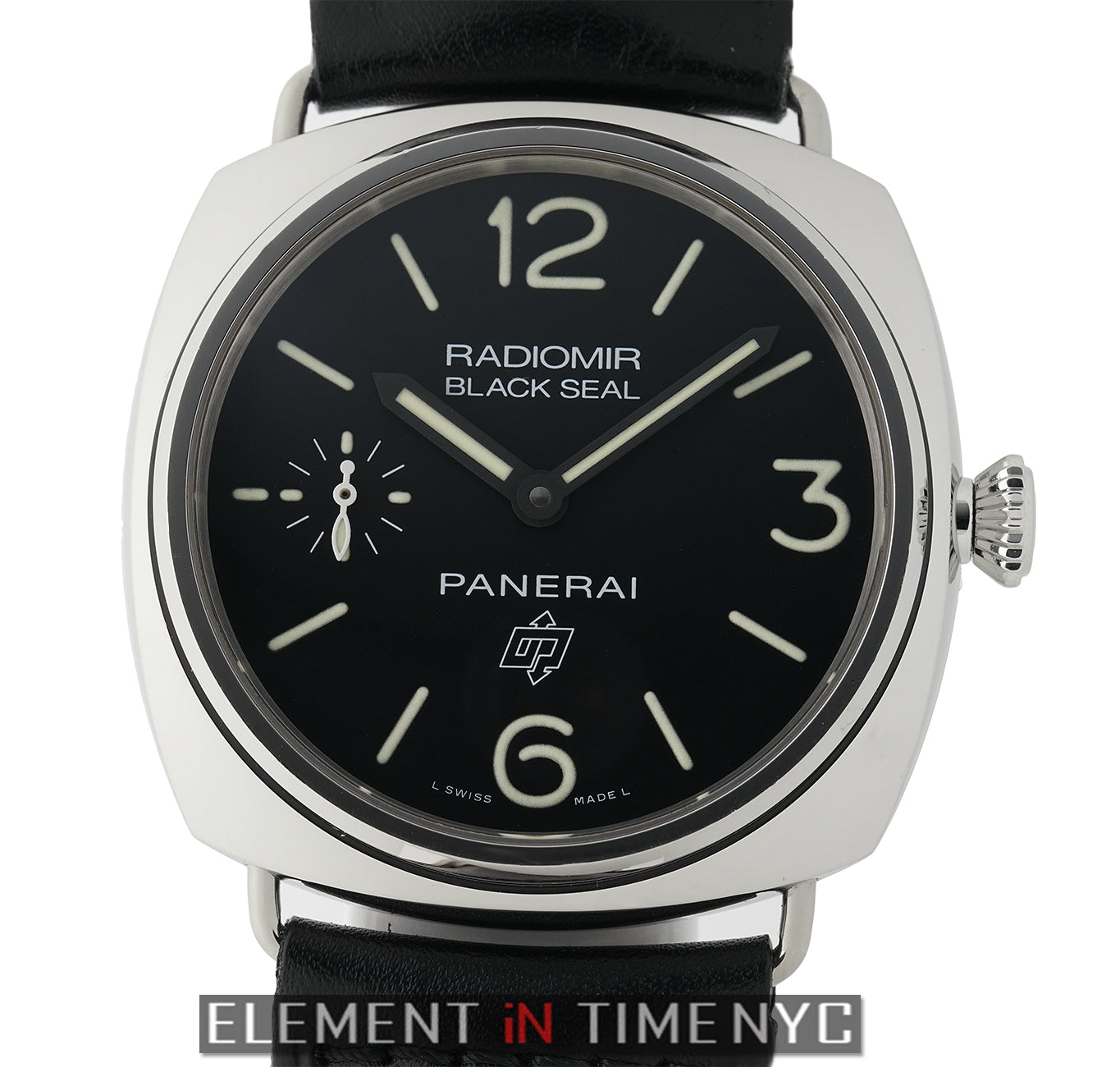 Panerai Radiomir Black Seal Logo 45mm Stainless Steel PAM 380 2012