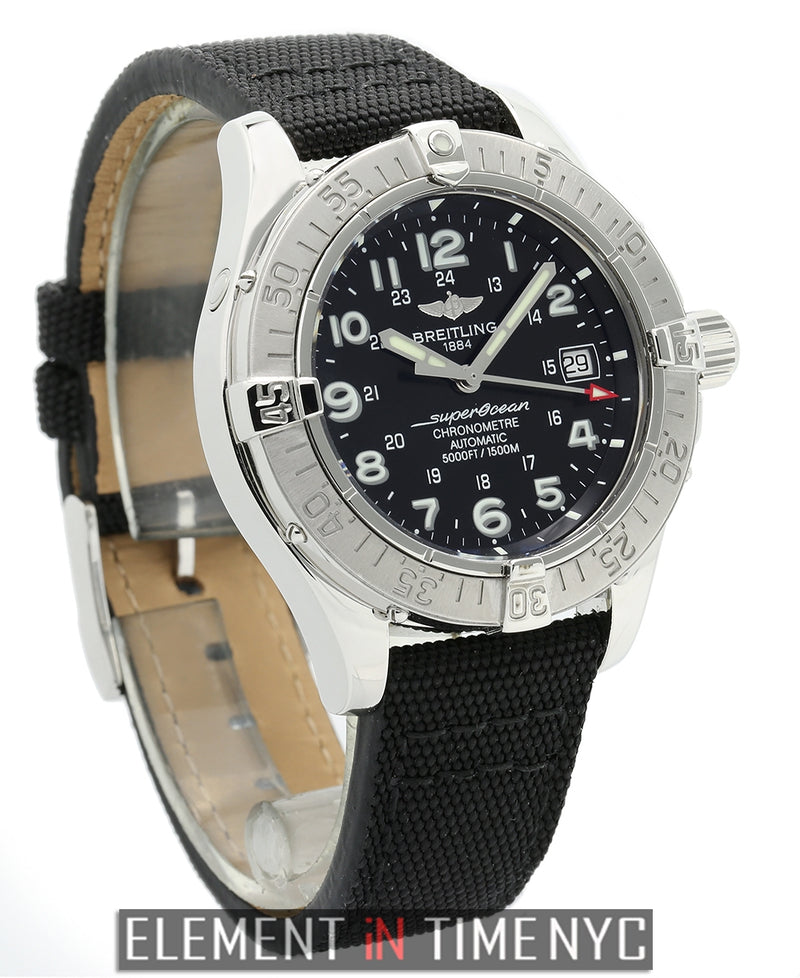 Chronometer Stainless Steel 42mm Black Dial