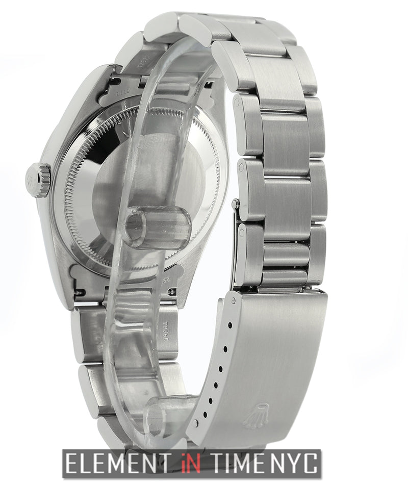 36mm Stainless Steel Silver Index F Serial Circa 2004