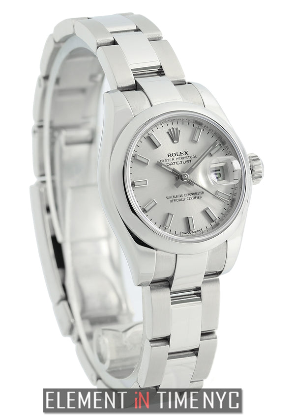Lady Stainless Steel 26mm Silver Index Dial 2007