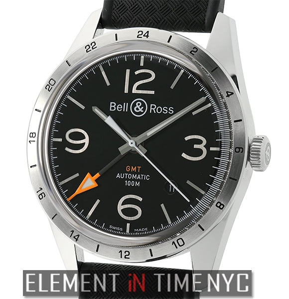 GMT 24H Stainless Steel Black Dial 42mm 2015