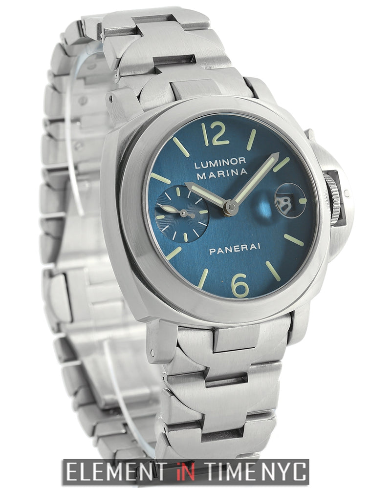 Marina 40mm Stainless Steel Blue Dial D Series 2001