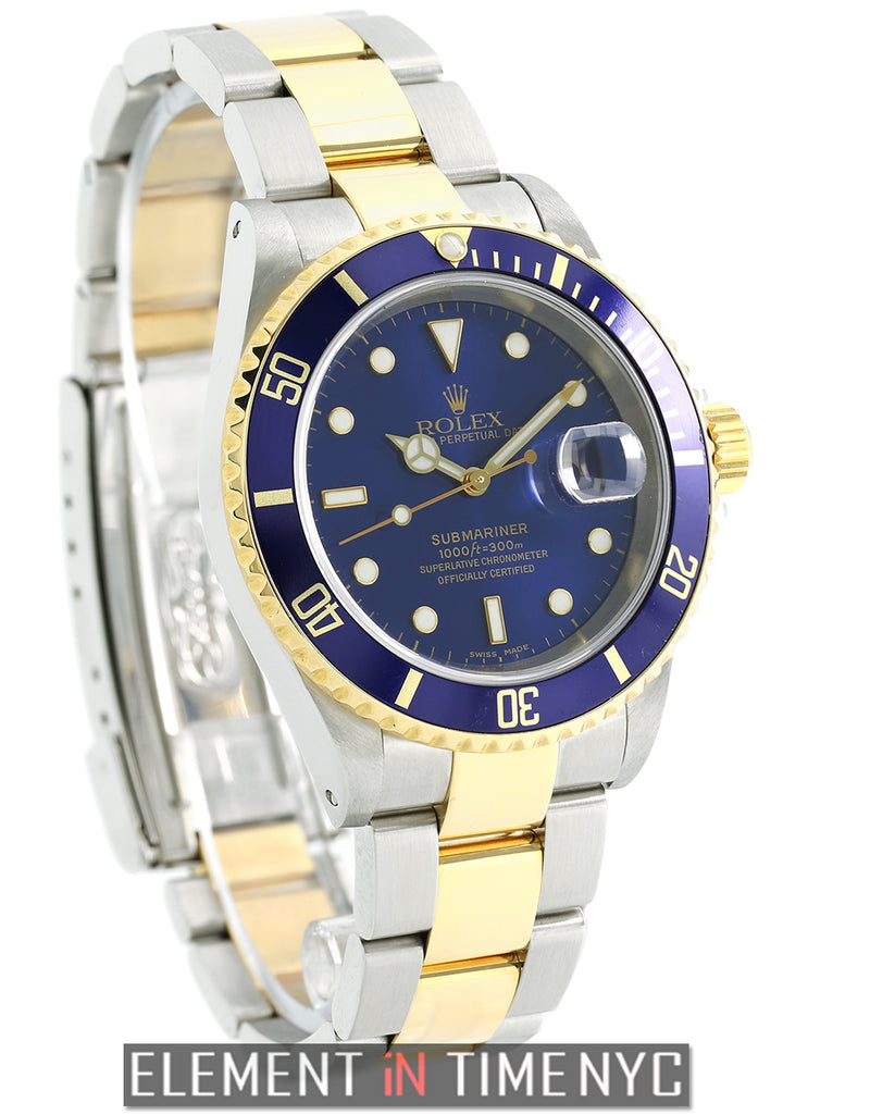 Steel & Yellow Gold Blue Dial Y Serial 2003
