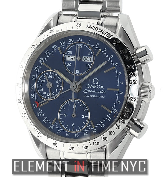 Day Date Chronograph Stainless Steel 39mm Blue Dial