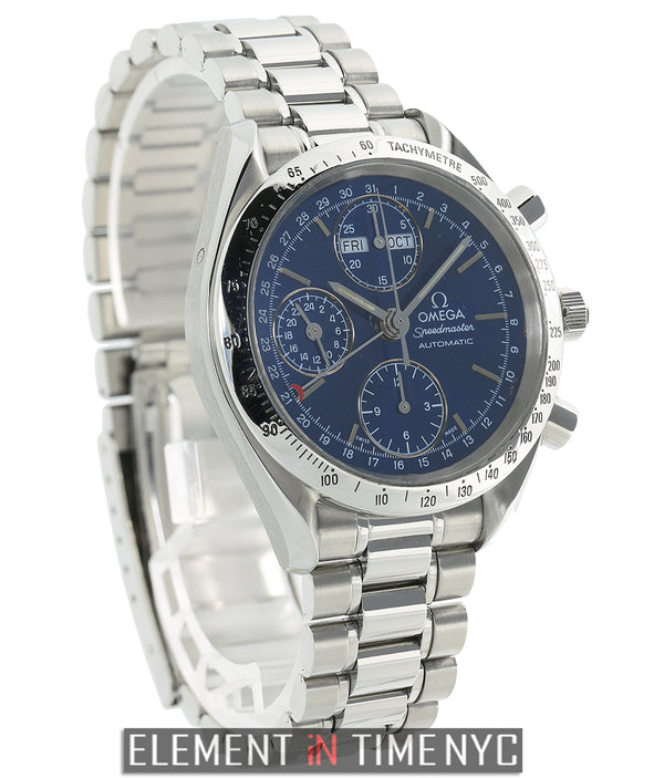 Day Date Chronograph Stainless Steel 39mm Blue Dial