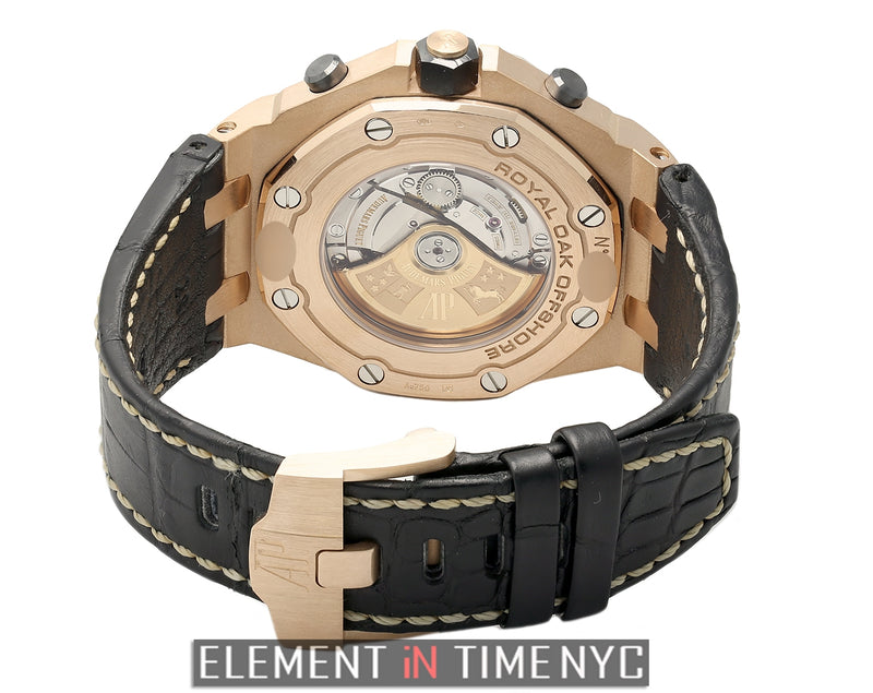 Chronograph 42mm 18k Rose Gold Gold Dial