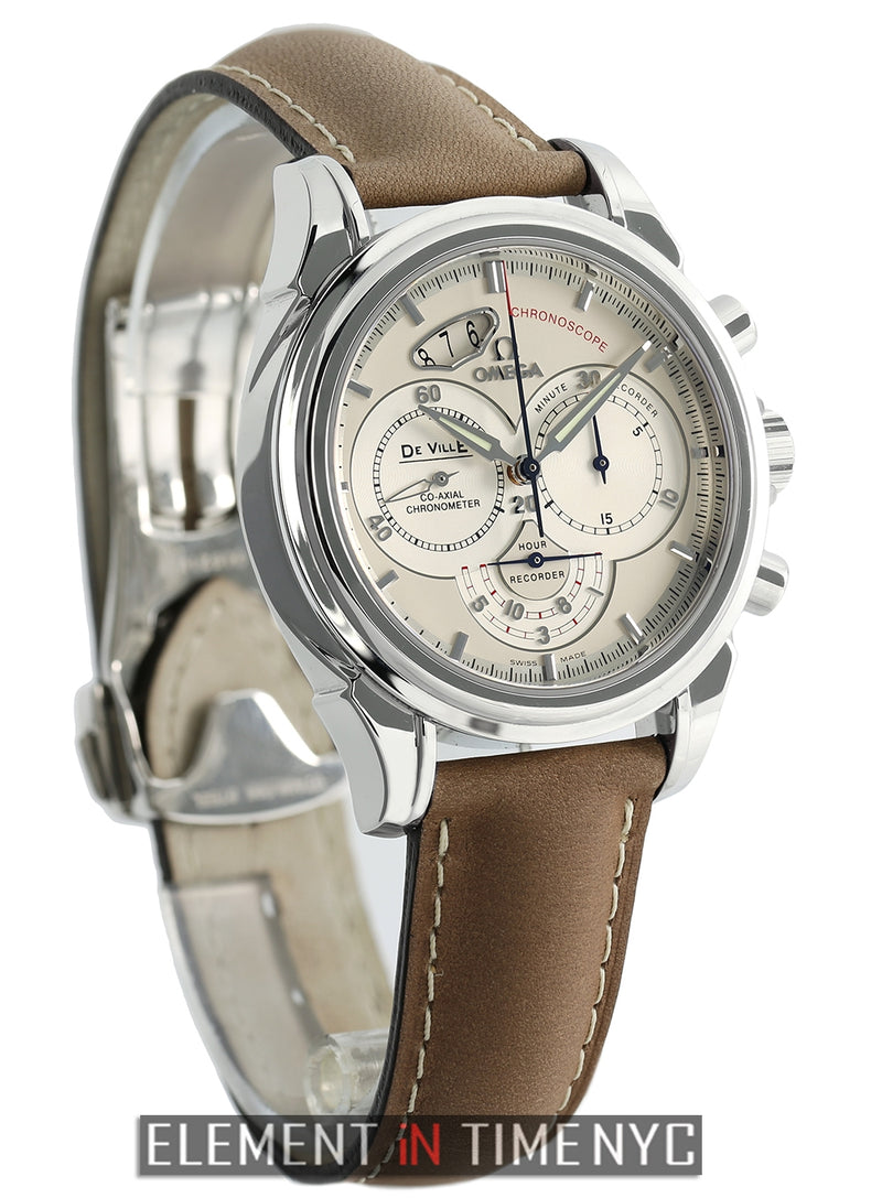Chronoscope Co-Axial 41mm Stainless Steel Silverish-Beige Dial