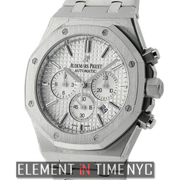 Chronograph Stainless Steel 41mm Silver Dial