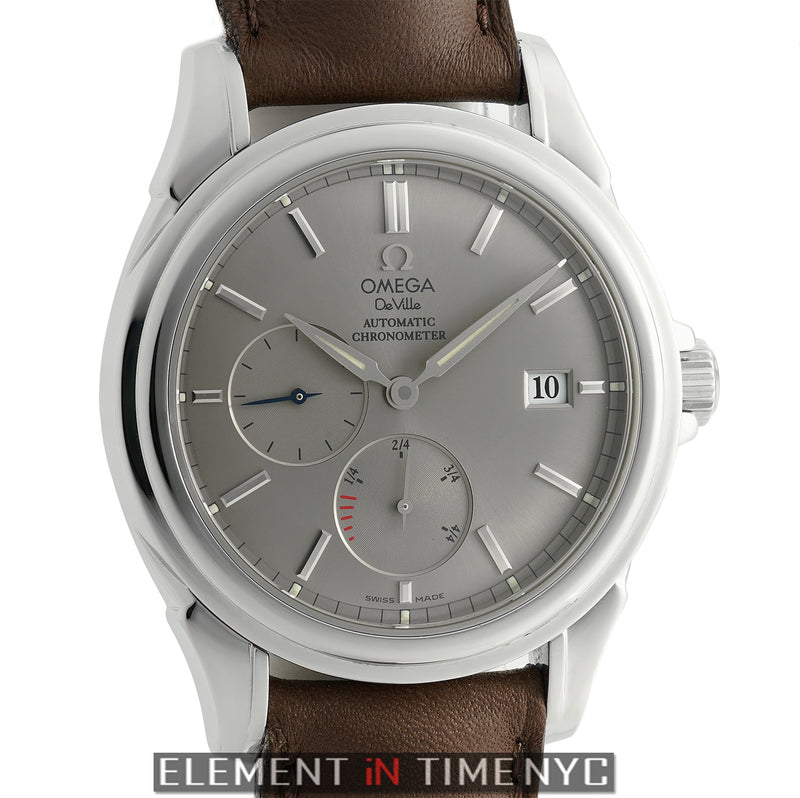 Co-Axial Power Reserve Stainless Steel 39mm Grey Dial