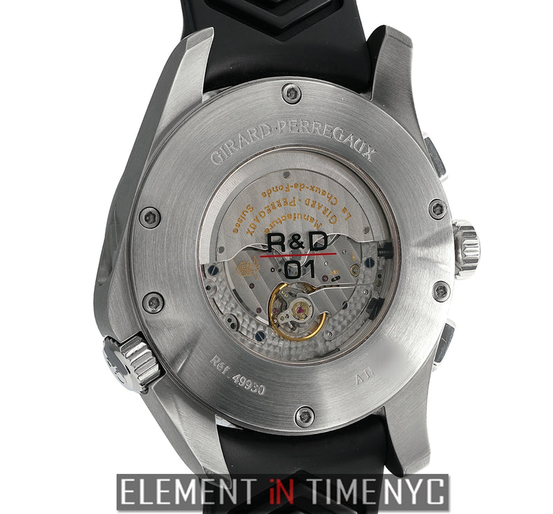 Left-Handed Chronograph 43mm Stainless Steel Black Dial