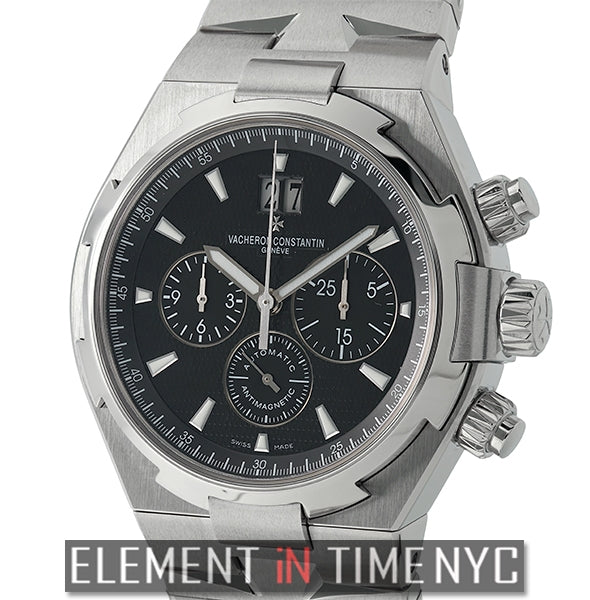 Chronograph 42mm Stainless Steel Black Dial
