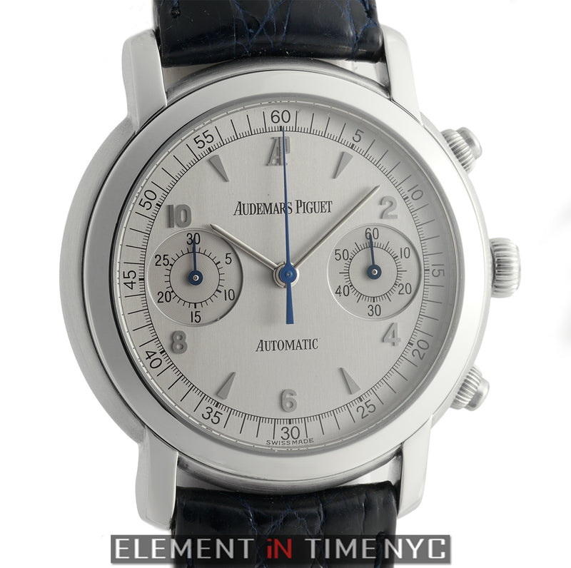 Chronograph Stainless Steel 38mm Silver Dial