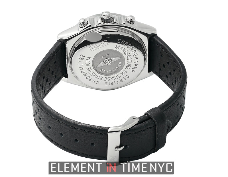 Stainless Steel Black Dial 39mm