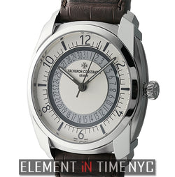 Date Stainless Steel 41mm Silver Dial