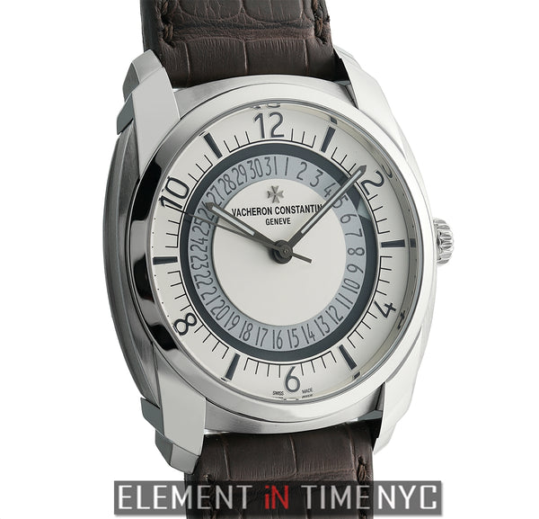 Date Stainless Steel 41mm Silver Dial