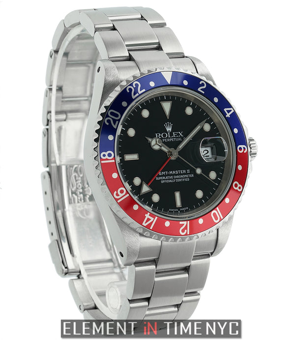 Stainless Steel Pepsi Red/Blue Bezel A Serial Circa 2000