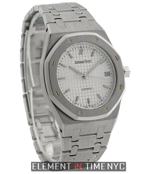 Stainless Steel 36mm White Dial