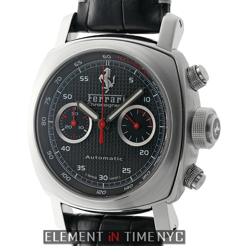 Panerai Ferrari Granturismo Chronograph 40mm Steel Black Grid Dial