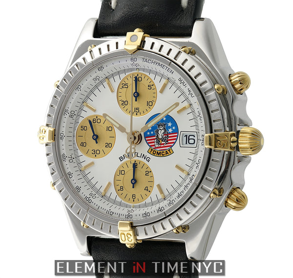 Steel & 18k Yellow Gold White Dial Tomcat Limited Series XXX/250