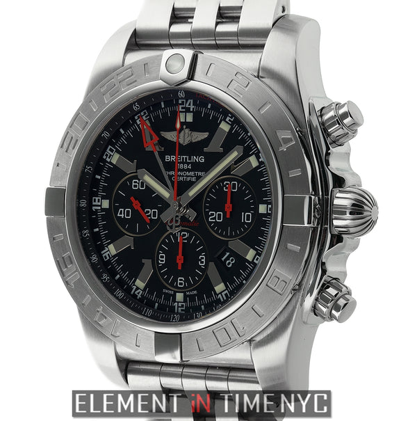 Chronograph GMT Black Dial Stainless Steel Limited Ed 2012