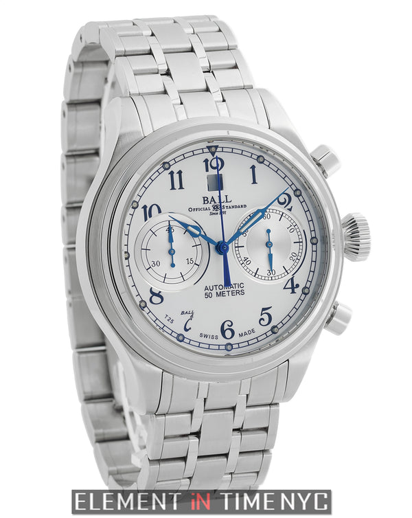 Cannonball Chronograph Stainless Steel 43mm White Dial