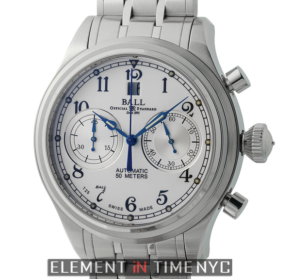 Cannonball Chronograph Stainless Steel 43mm White Dial