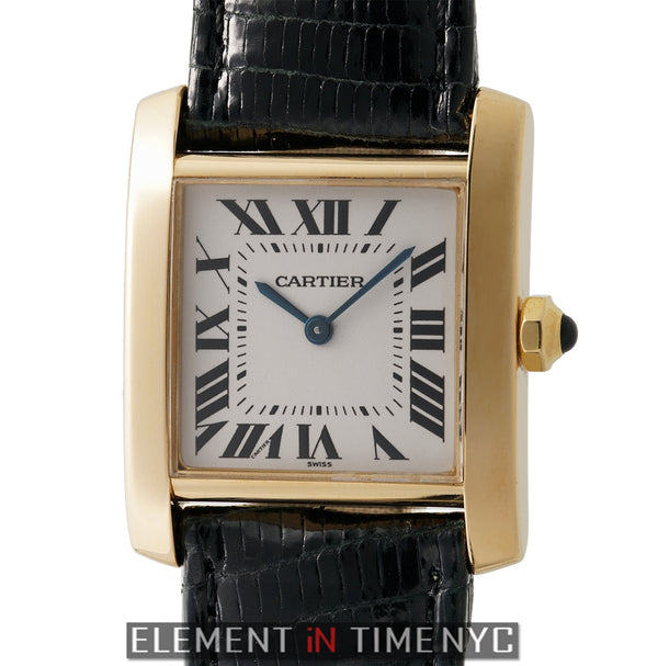 Cartier tank watch 18k gold Clearance