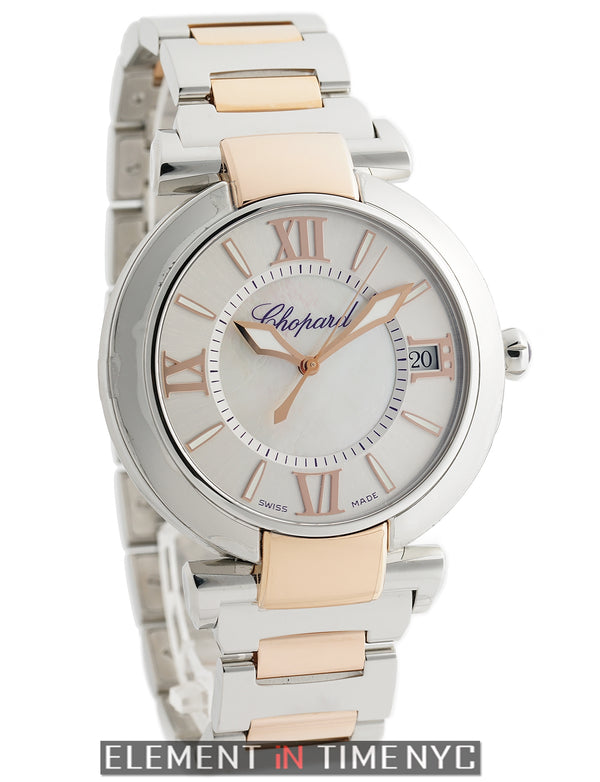 Steel & 18k Rose Gold 40mm Mother Of Pearl Dial