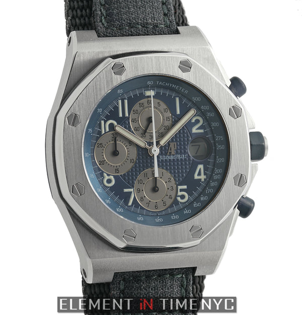 Chronograph Stainless Steel 42mm Blue Dial