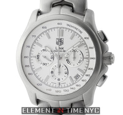 Tag Heuer Link Caliber 36 Chronograph Stainless Steel 43mm Silver