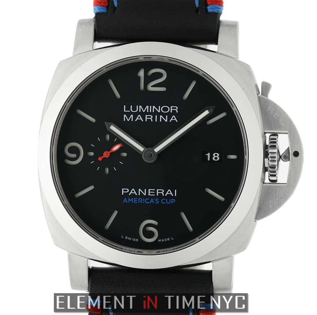 Officine Panerai 44mm Luminor Marina America s Cup Stainless Steel