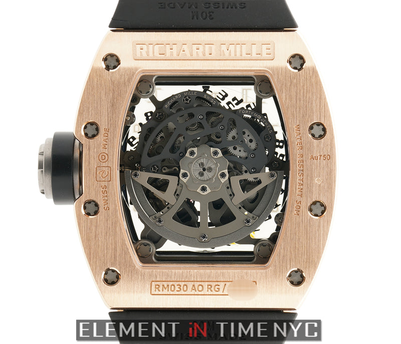 RM30 18k Rose Gold Automatic Declutchable Rotor